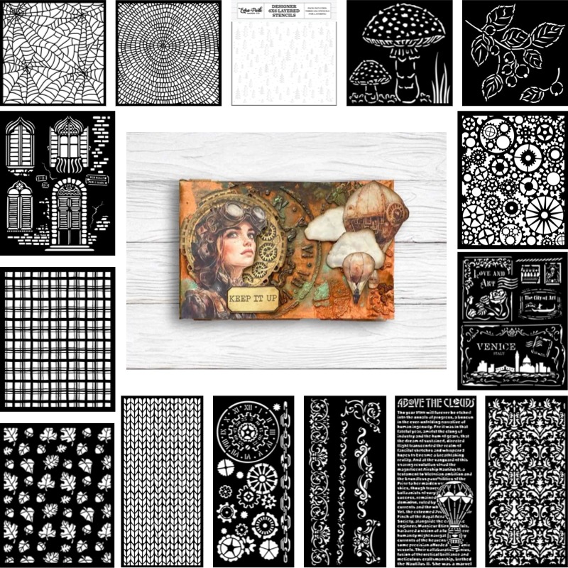 Art Craft Umbrella - Venice City of Art windows cards