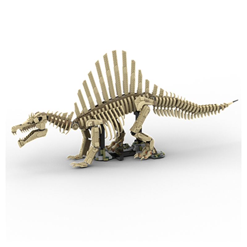 Art Craft Building - 2246pcs MOC Dinosaurs Spinosaurus Fossil Model