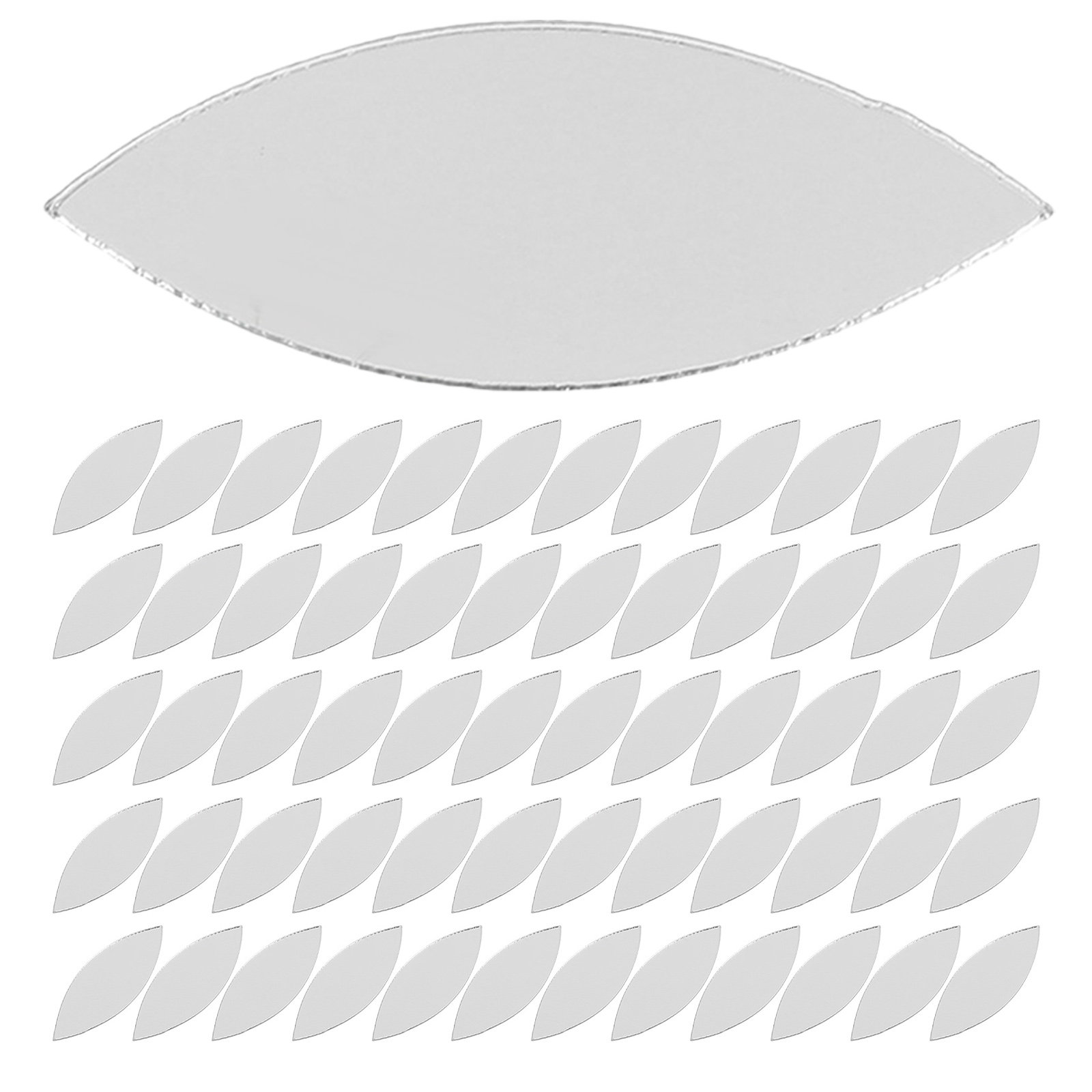Art Craft Mirror - 200Pcs Self Adhesive Mosaic Mirror Tiles