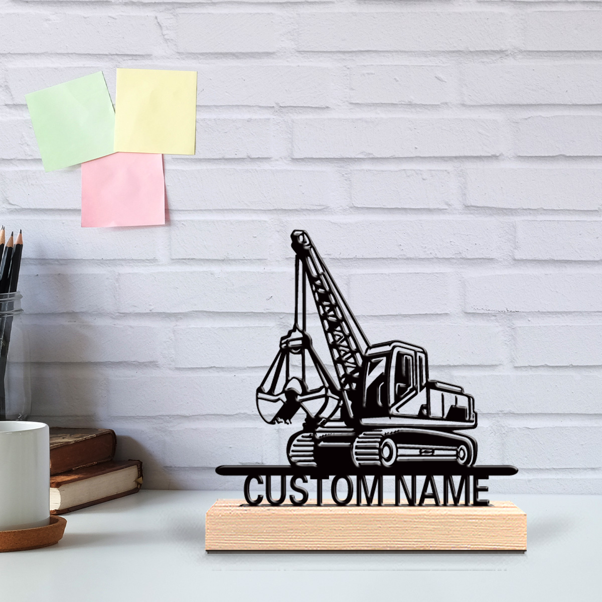 Art Craft Games - 1pc tractor Customized Letter Tin Statue