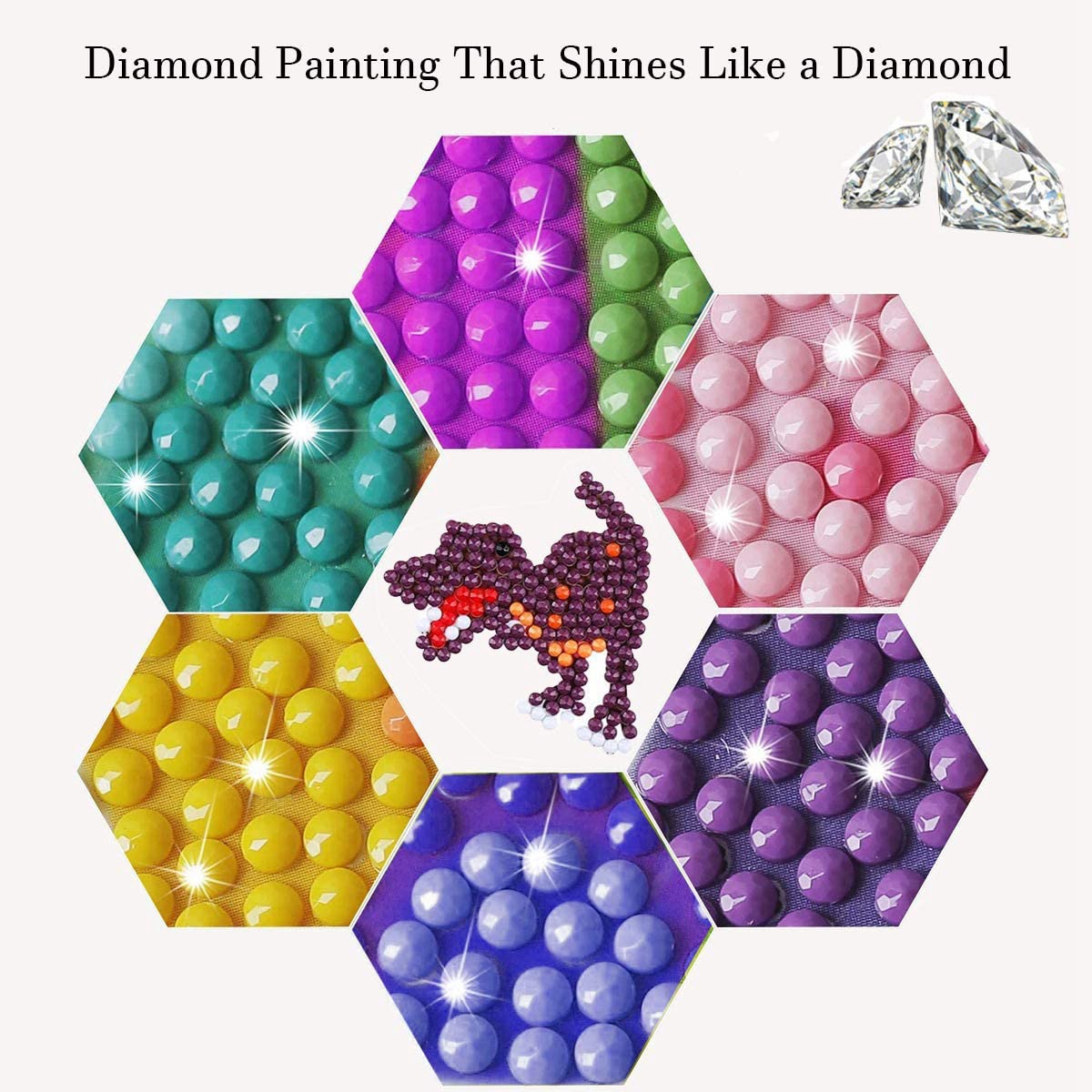 Art Craft Picture - AEE6-Children's 5D Painting Pictures Set, DIY