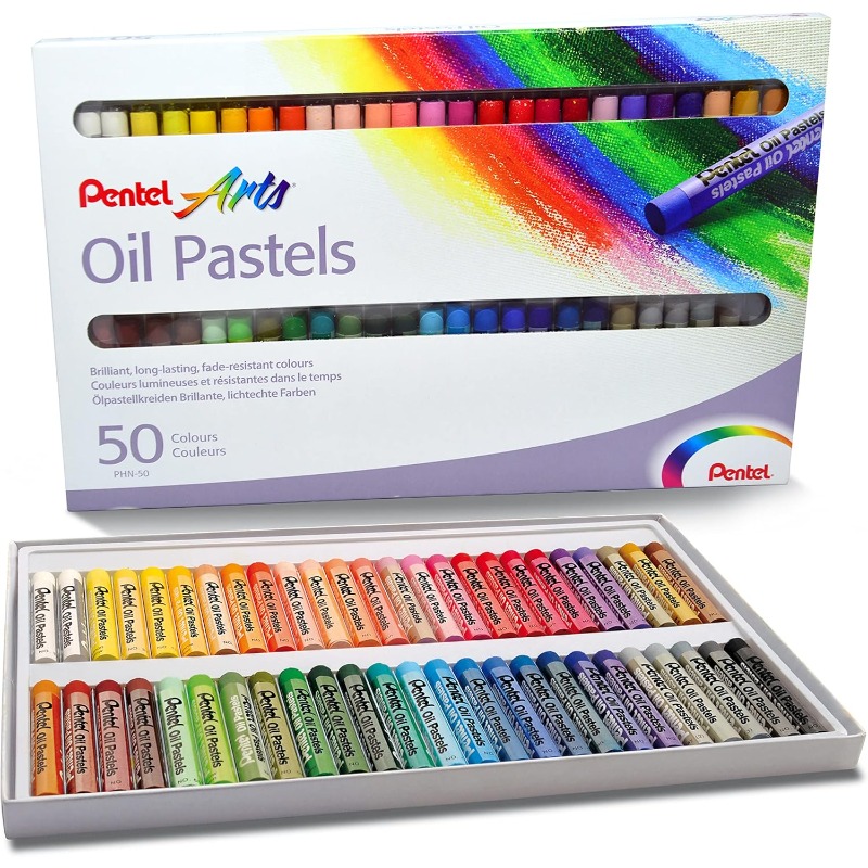 Chalk Pastel Set - Pentel Arts Oil Pastel Set 6/12/25/50