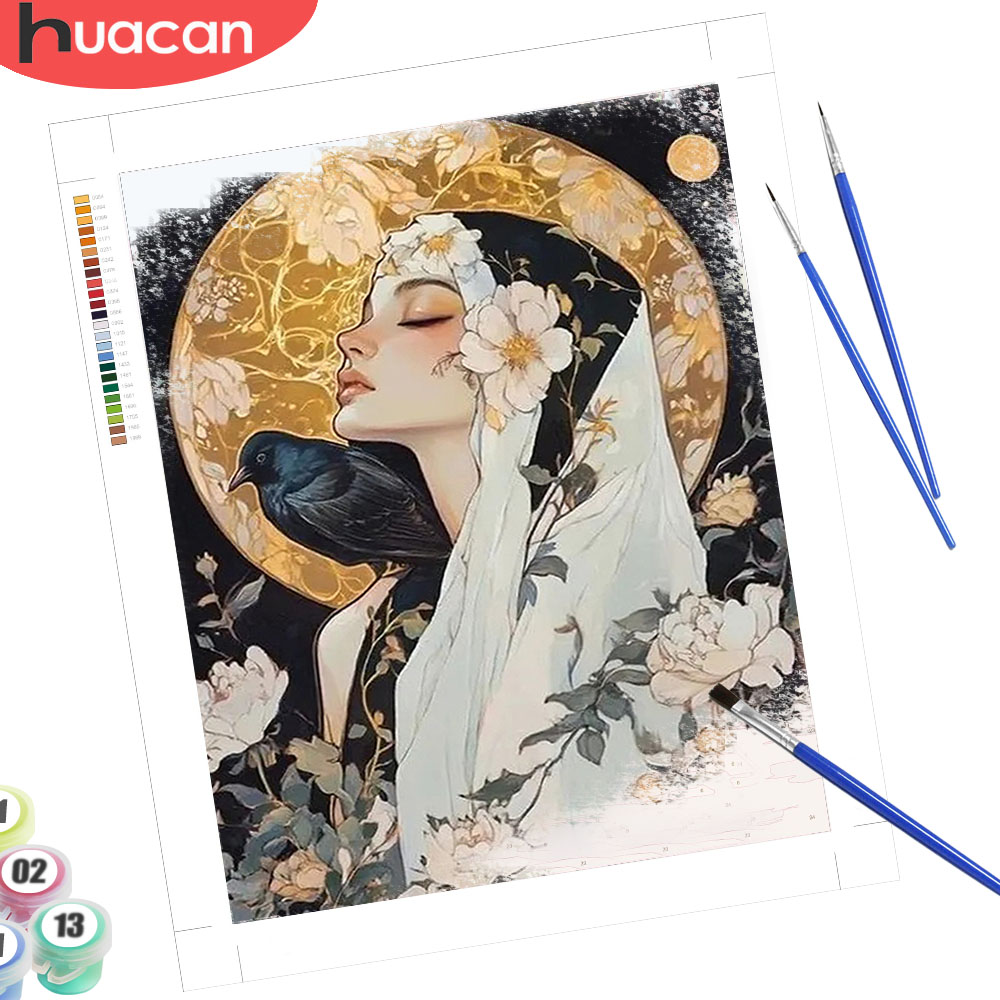 Art Craft Picture - HUACAN Diy Oil Painting By Numbers