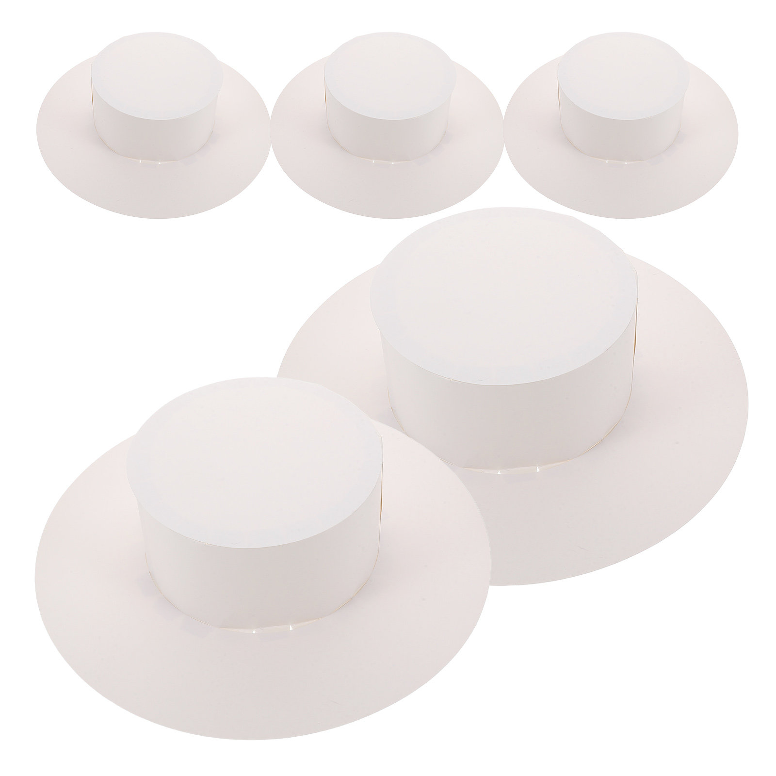 Art Craft Preschool - 5Pcs DIY Paintable Paper Sun Hats
