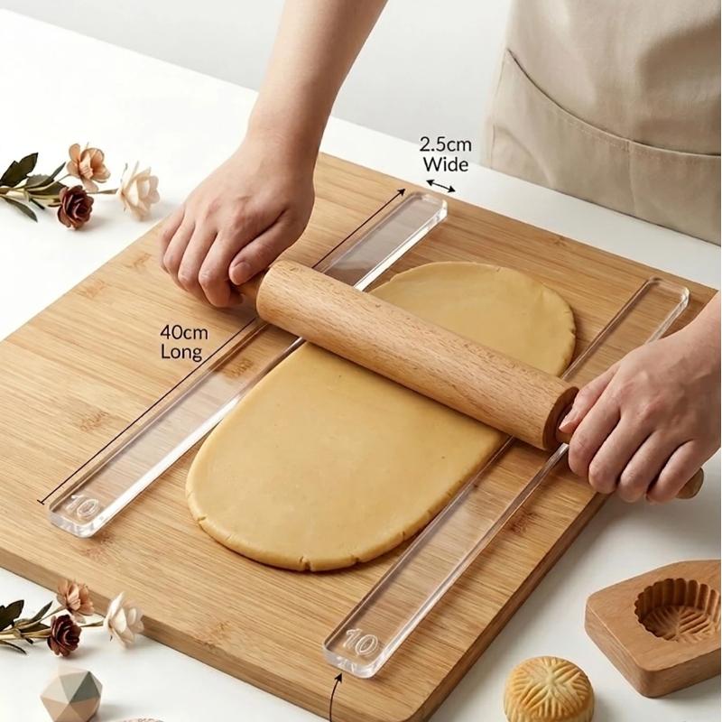 2Pcs Acrylic Thickness Ruler 2 - огляд і ціна Art Craft Clay