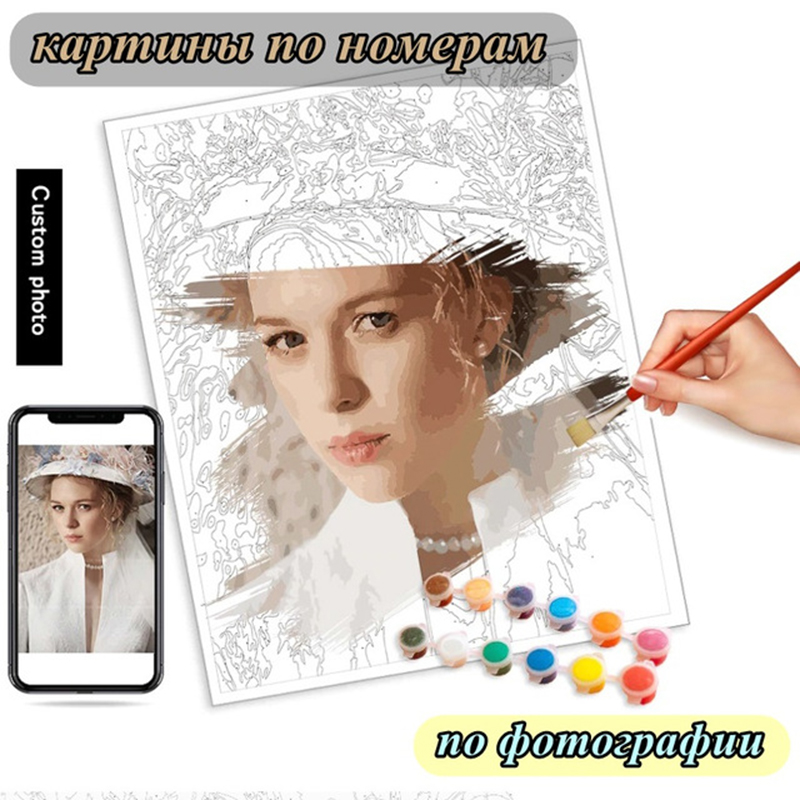 Photo Custom Painting By Numbe - огляд і ціна Art Craft Picture
