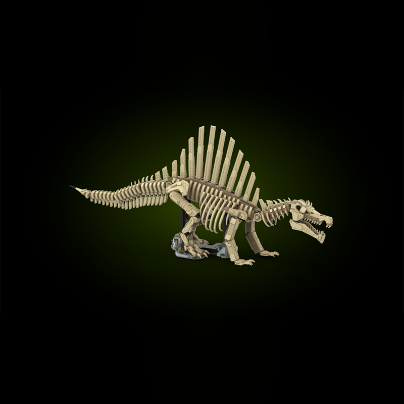 2246pcs MOC Dinosaurs Spinosau - огляд і ціна Art Craft Building