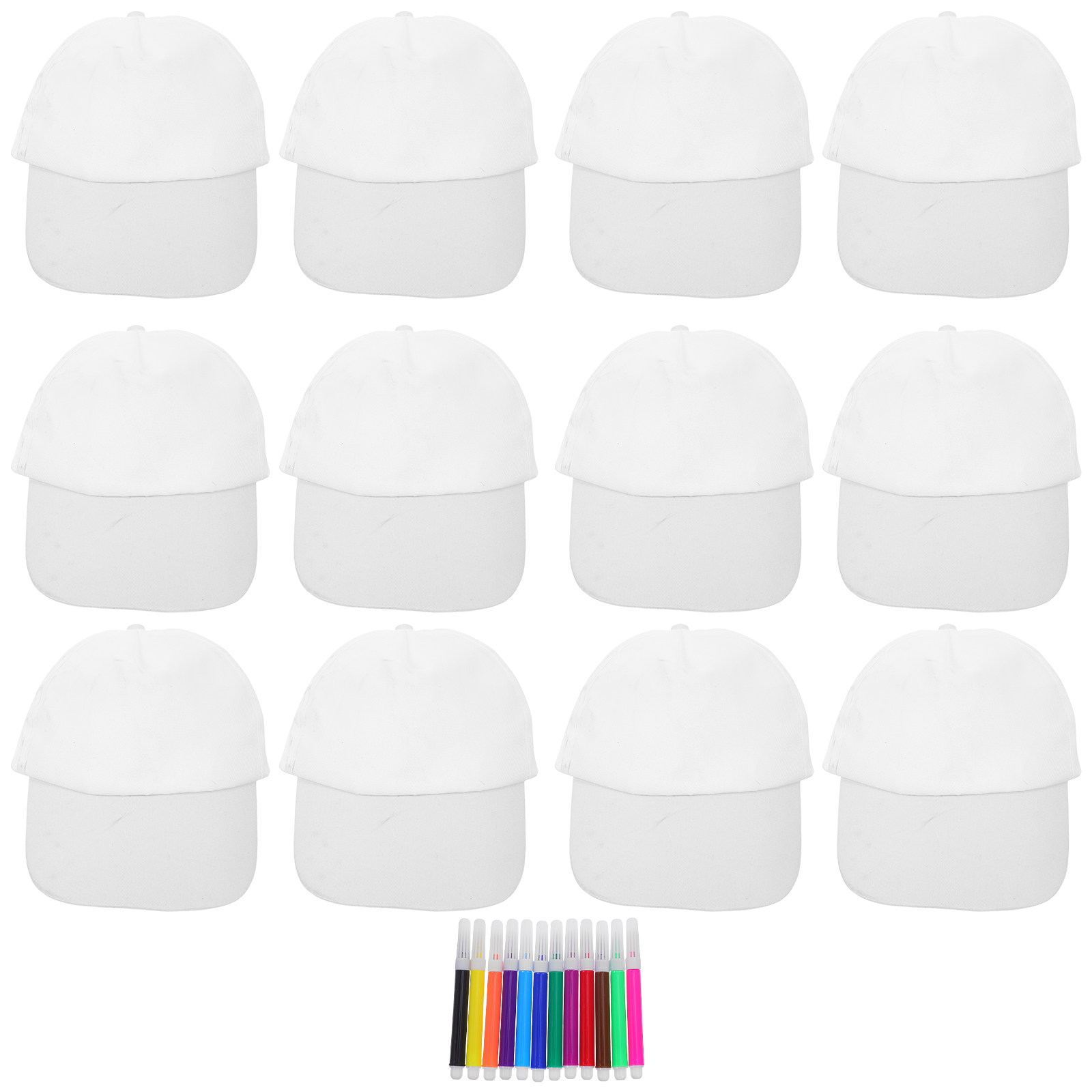 1Set Kids Baseball Cap Plain W - огляд і ціна Art Craft Painting