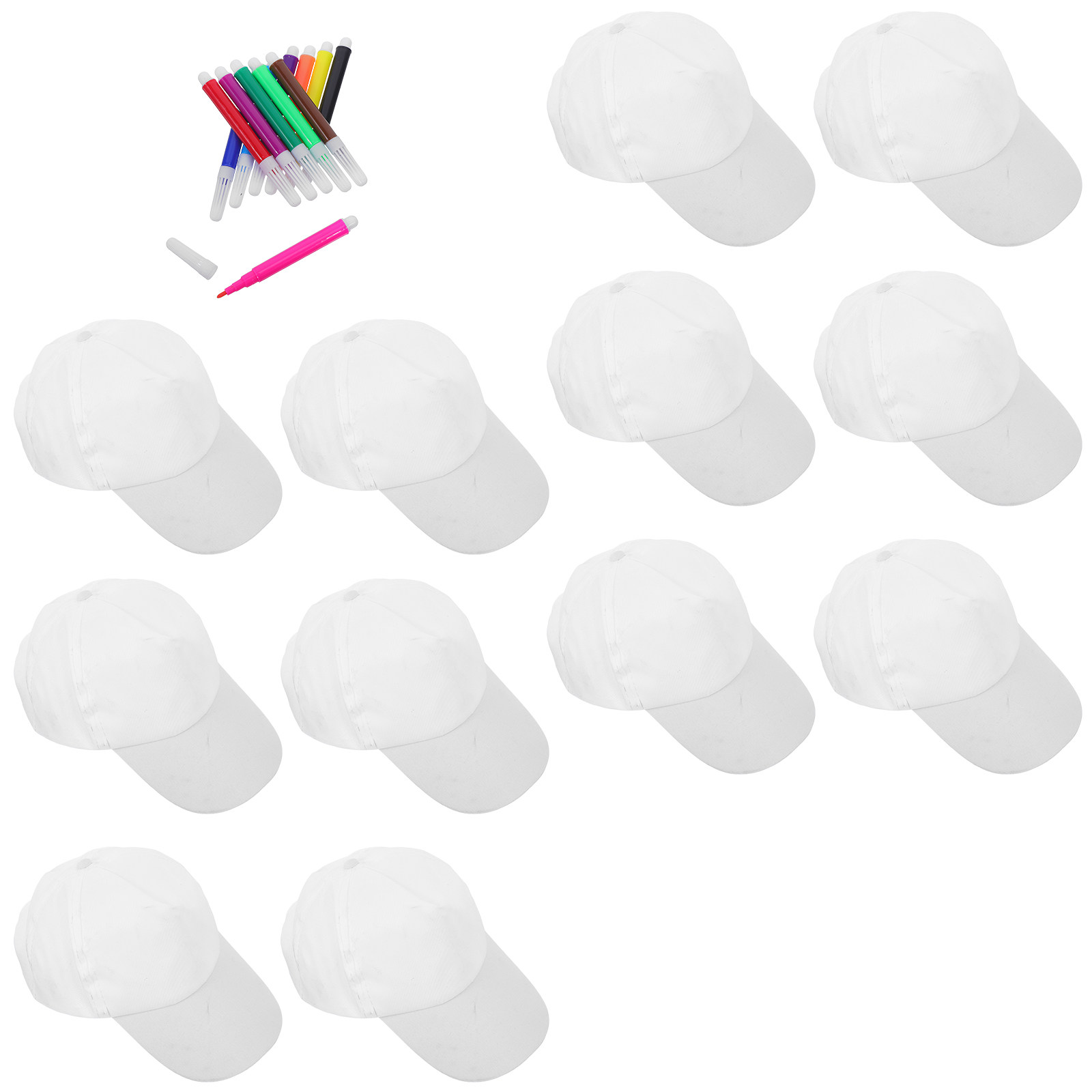1Set Kids Baseball Cap Plain W - огляд і ціна Art Craft Painting