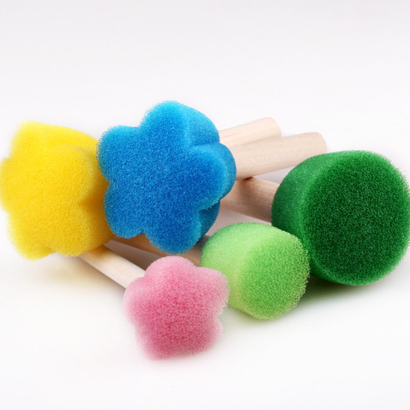 5PCS Reusable Kids Paint Spong - огляд і ціна Art Craft Preschool