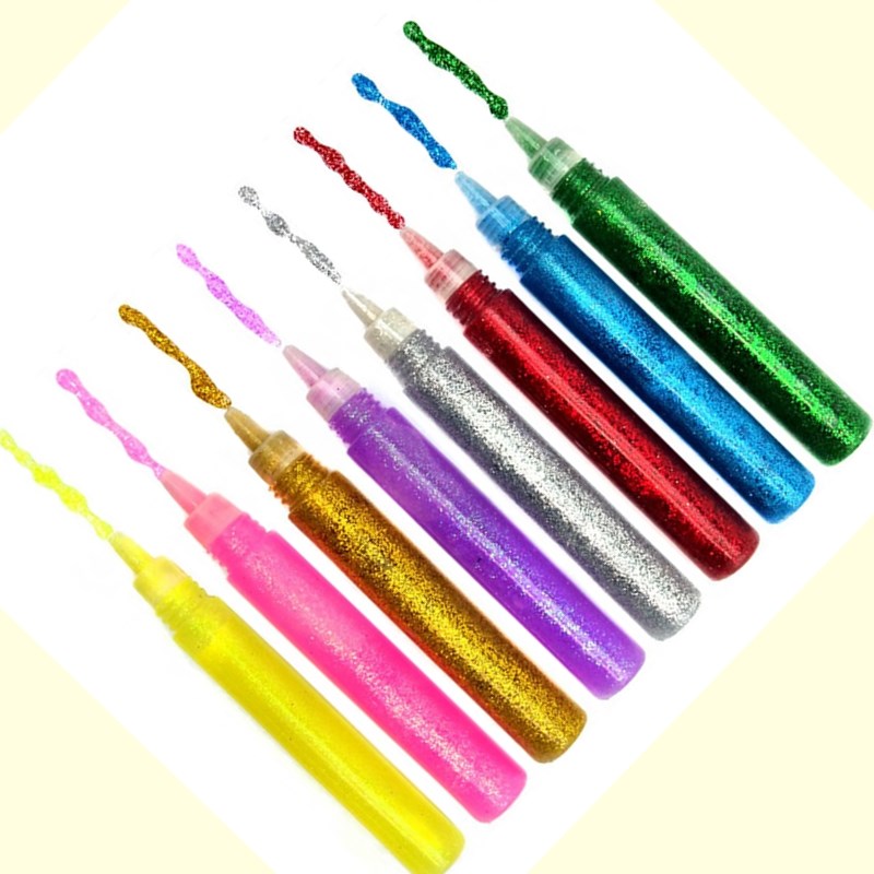1pc Colored Drawing Glitter Po - огляд і ціна Art Craft Stationery