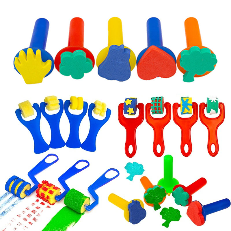 Children Toddler Sponge Stamp  - огляд і ціна Art Craft 4 Years Old