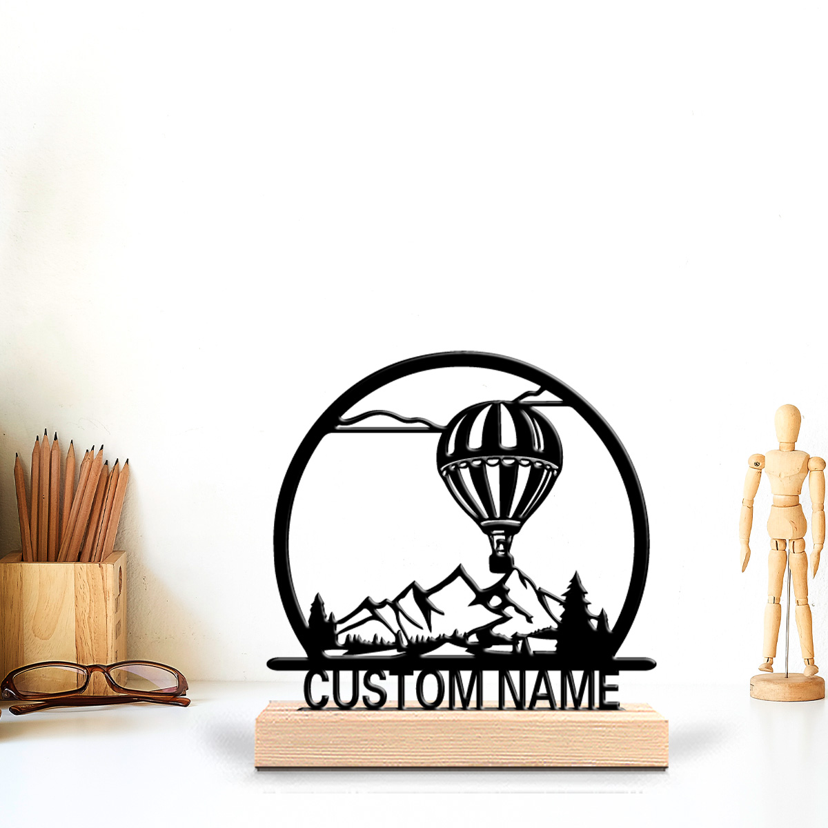 1pc Hot air balloon Customized - огляд і ціна Art Craft And