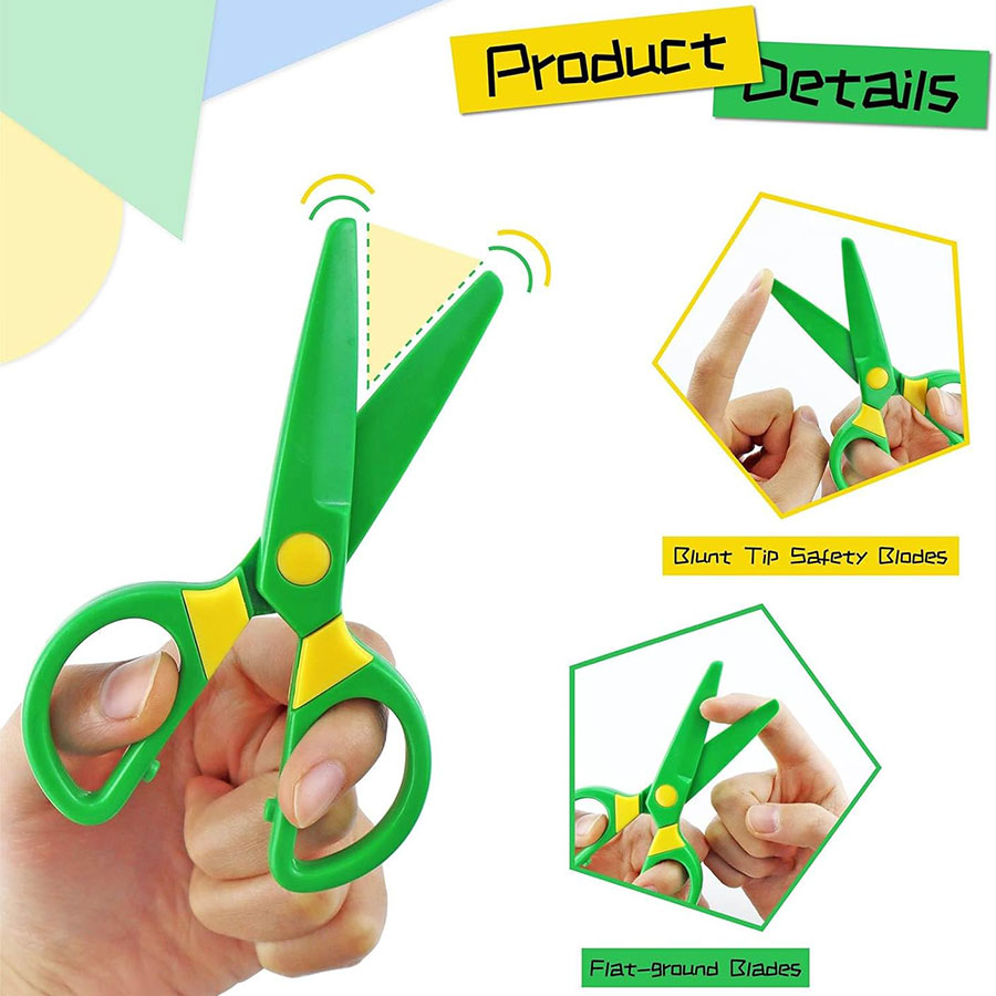 Plastic Safety Scissors Blunt  - огляд і ціна Art Craft Preschool