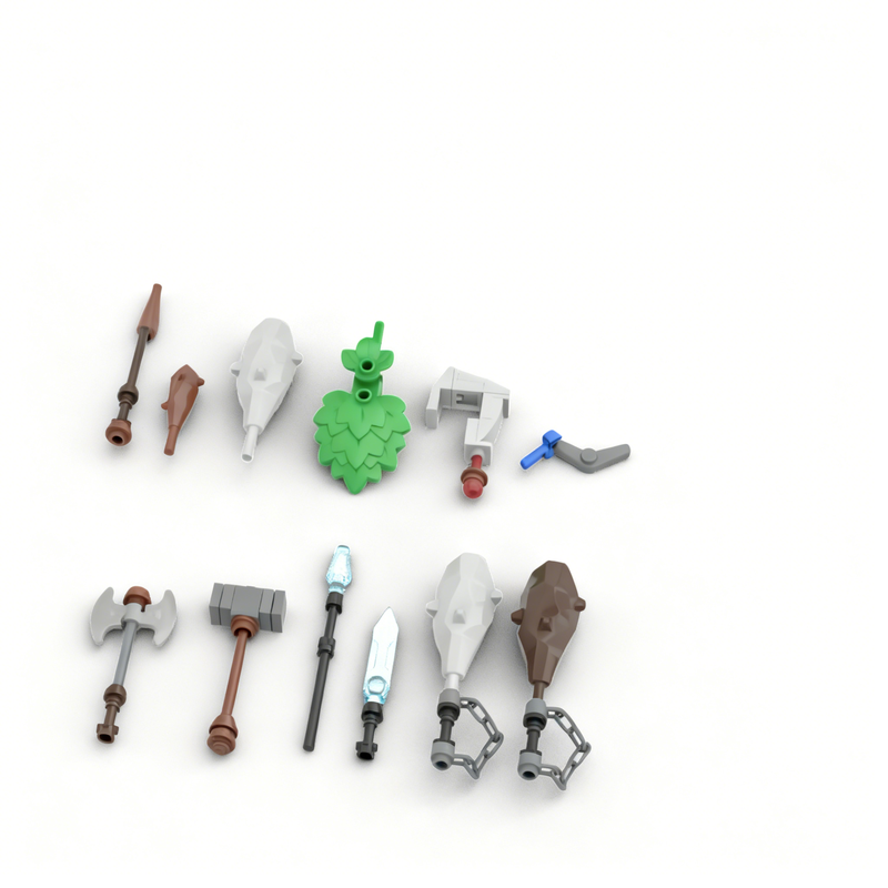 103pcs MOC BOTW Weapons Pack I - огляд і ціна Art Craft Building