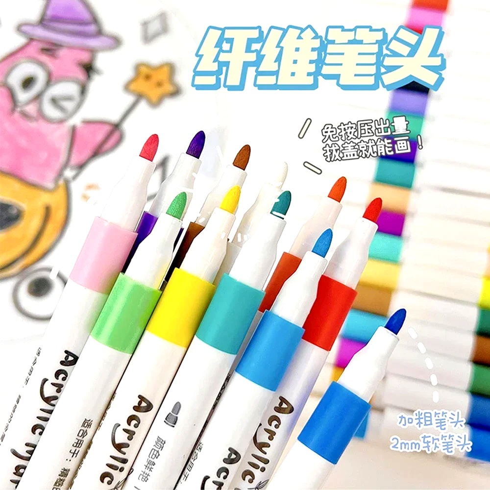 Soft Tip Acrylic Marker Pen Se - огляд і ціна Art Craft 4 Years Old
