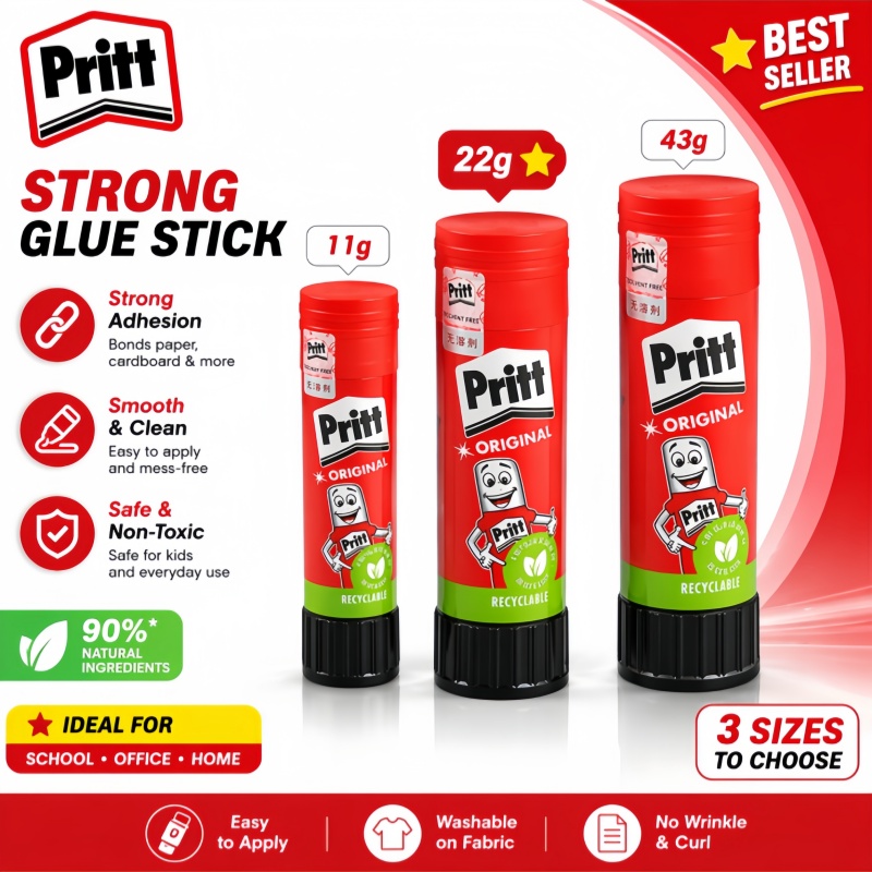 Original Pritt Glue Stick Non- - огляд і ціна Art Craft 4 Years Old
