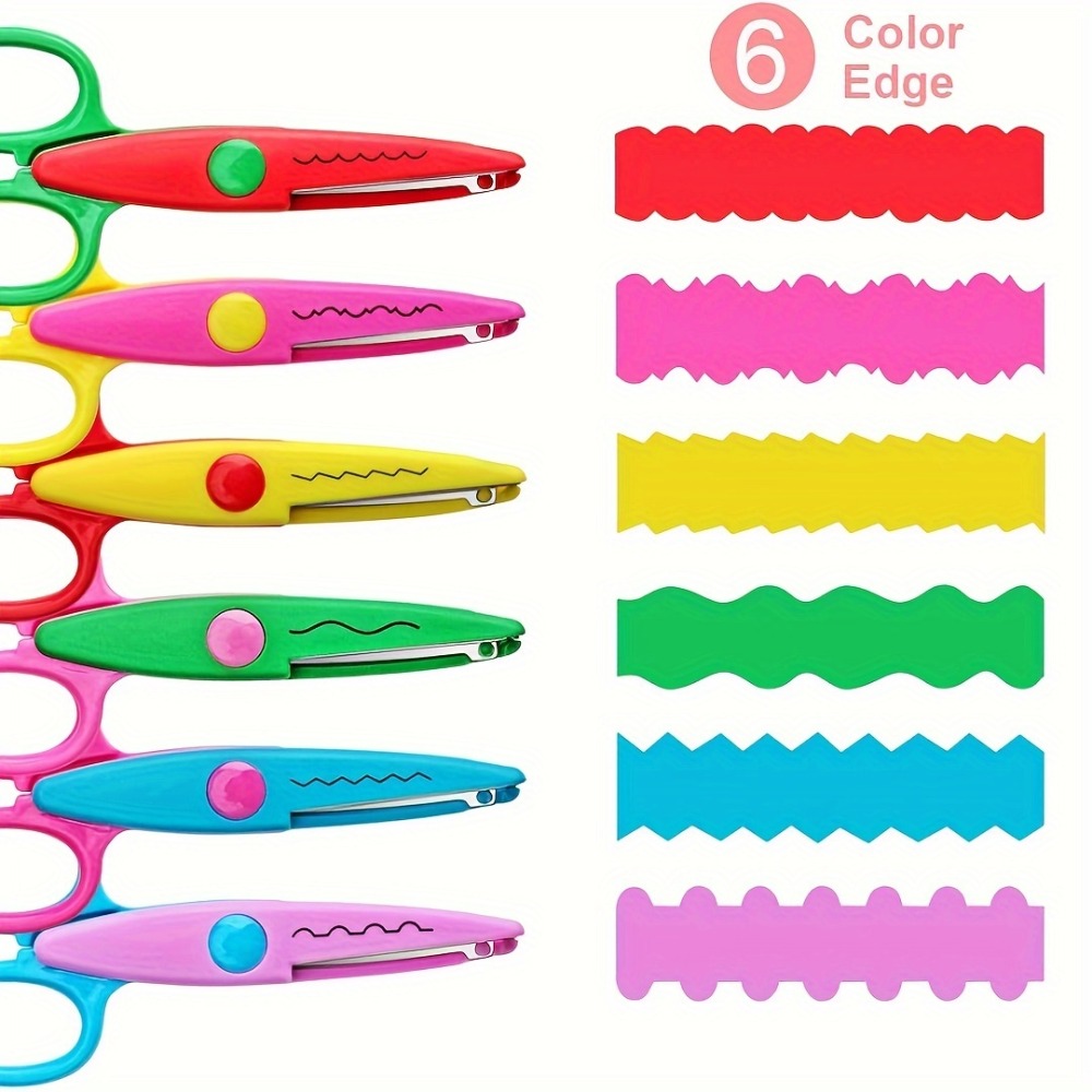 6Pcs/Set Decorative Wavy Sciss - огляд і ціна Art Craft 4 Years Old