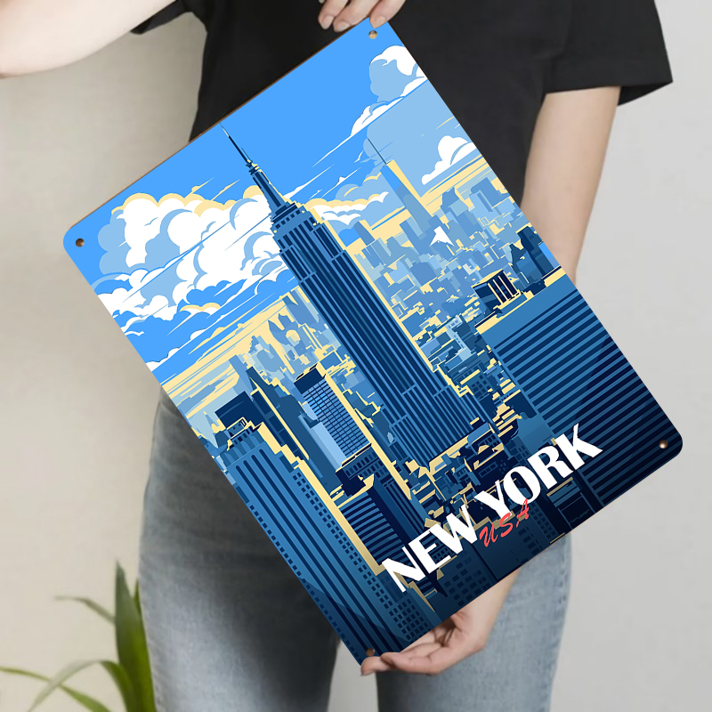 New York City Skyline Metal Wa - огляд і ціна Art And Craft New York