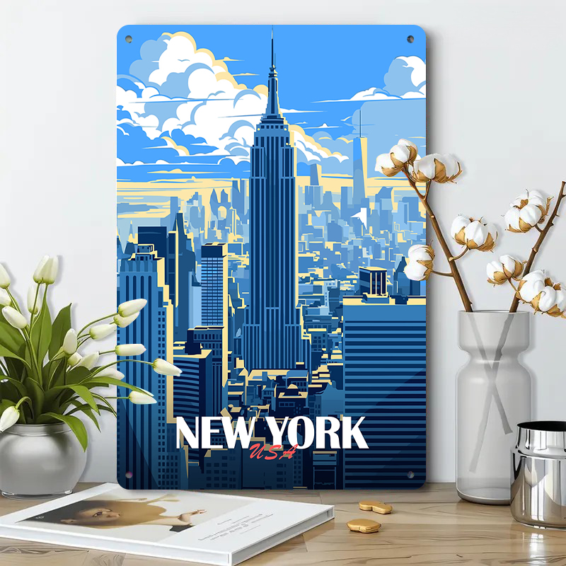 New York City Skyline Metal Wa - огляд і ціна Art And Craft New York