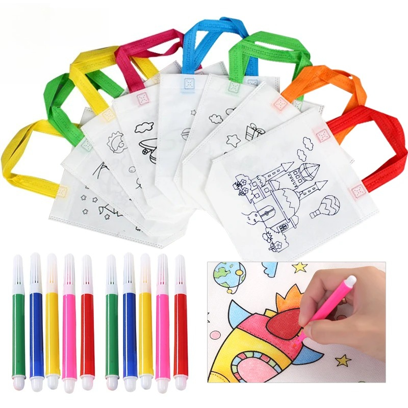 20pcs DIY Graffiti Bag Colorin - огляд і ціна Art Craft 4 Years Old