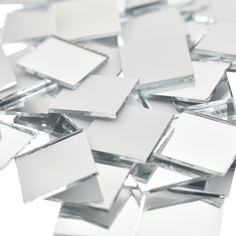 NEW Good 500Pcs 10x10mm/15x15m - огляд і ціна Art Craft Mirror
