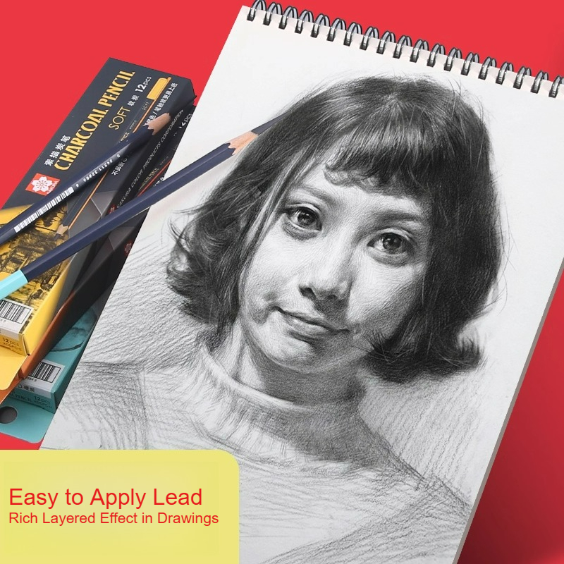 SAKURA Sketching Pencils Soft/ - огляд і ціна Chalk Pastel Set