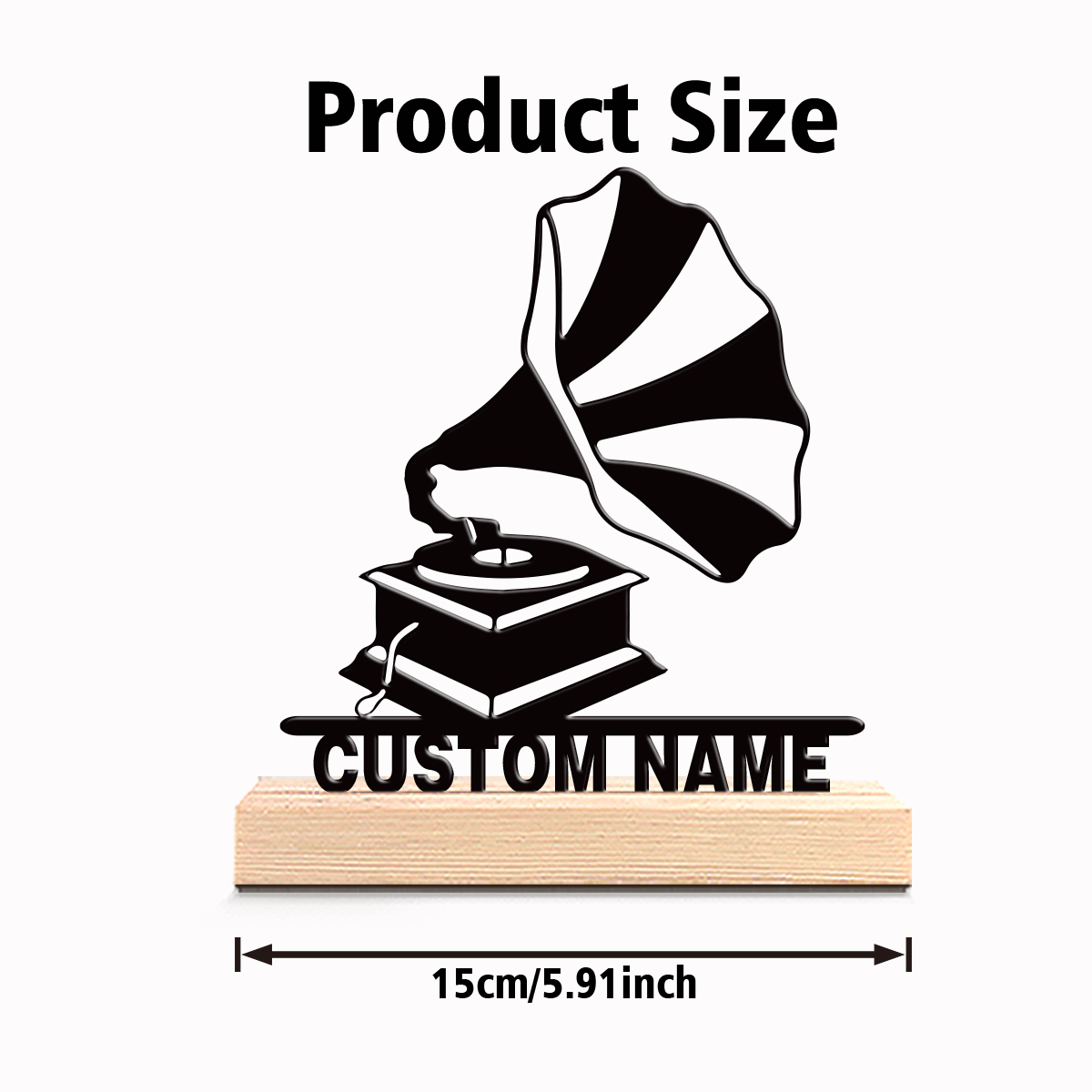 1pc Creative Gramophone Custom - огляд і ціна Art Craft And