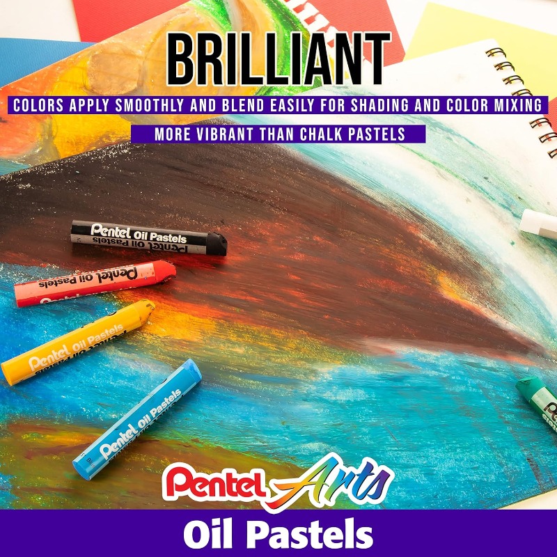 Pentel Arts Oil Pastel Set 6/1 - огляд і ціна Chalk Pastel Set