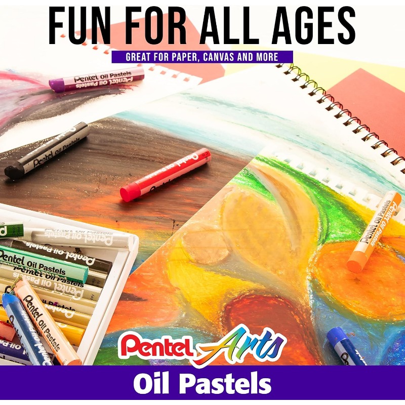 Pentel Arts Oil Pastel Set 6/1 - огляд і ціна Chalk Pastel Set