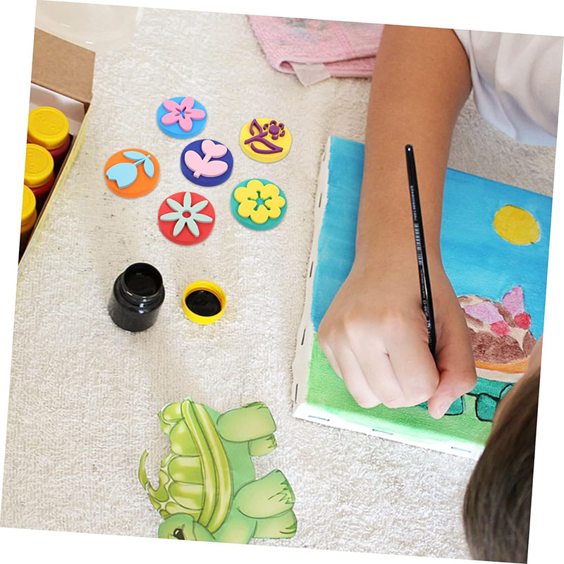 6Pcs/bag Foam Stamps for Paint - огляд і ціна Art Craft 4 Years Old