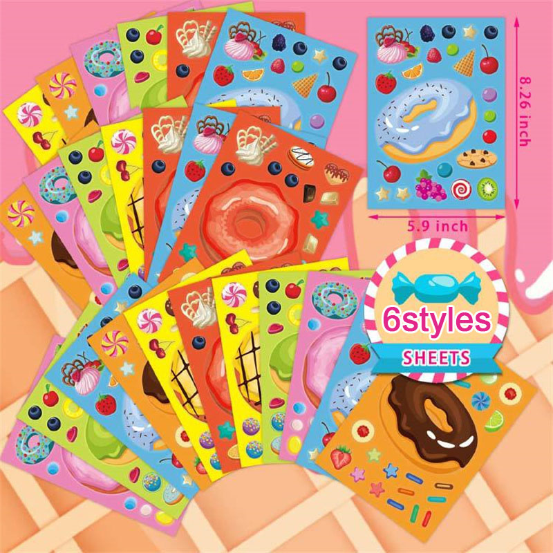 Make a Face Donut Stickers for - огляд і ціна Art Craft 4 Years Old