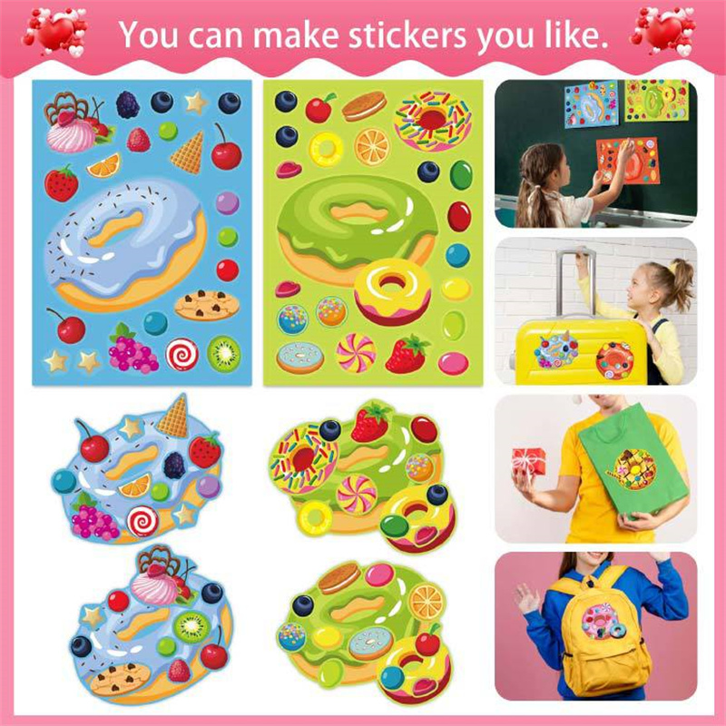 Make a Face Donut Stickers for - огляд і ціна Art Craft 4 Years Old